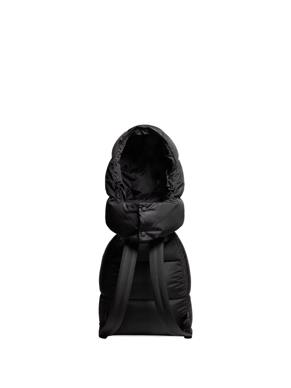 Moncler Padded Zip Backpack In Black
