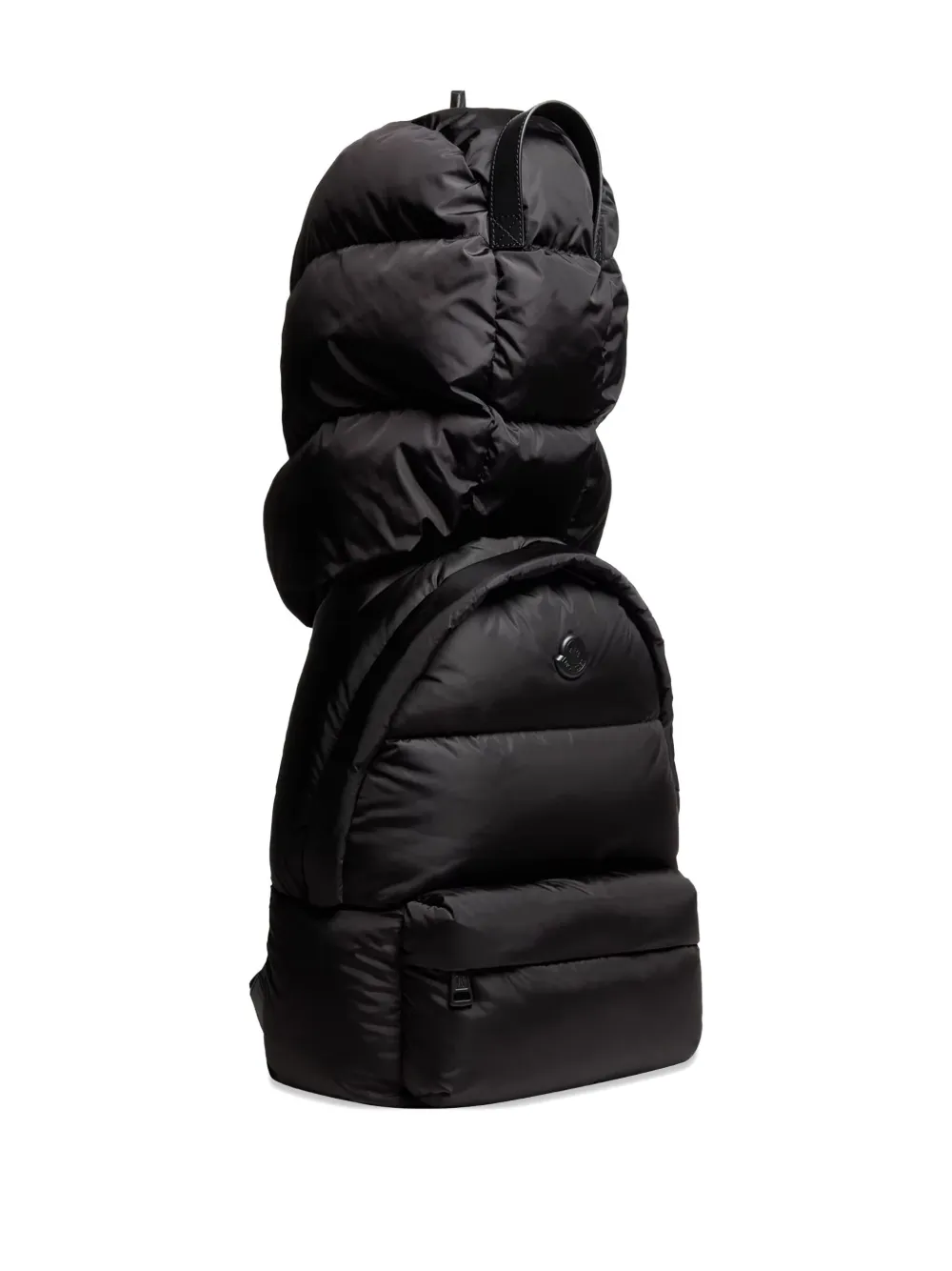 Moncler Padded Zip Backpack In Black