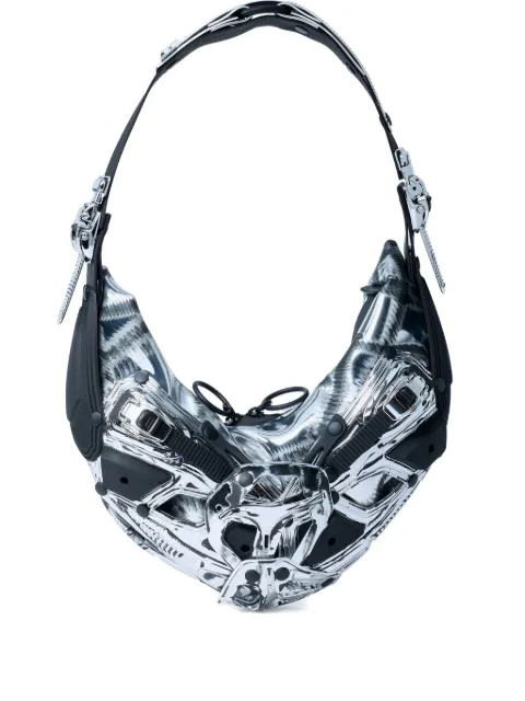 Innerraum adjustable-strap buckle-fastening shoulder bag