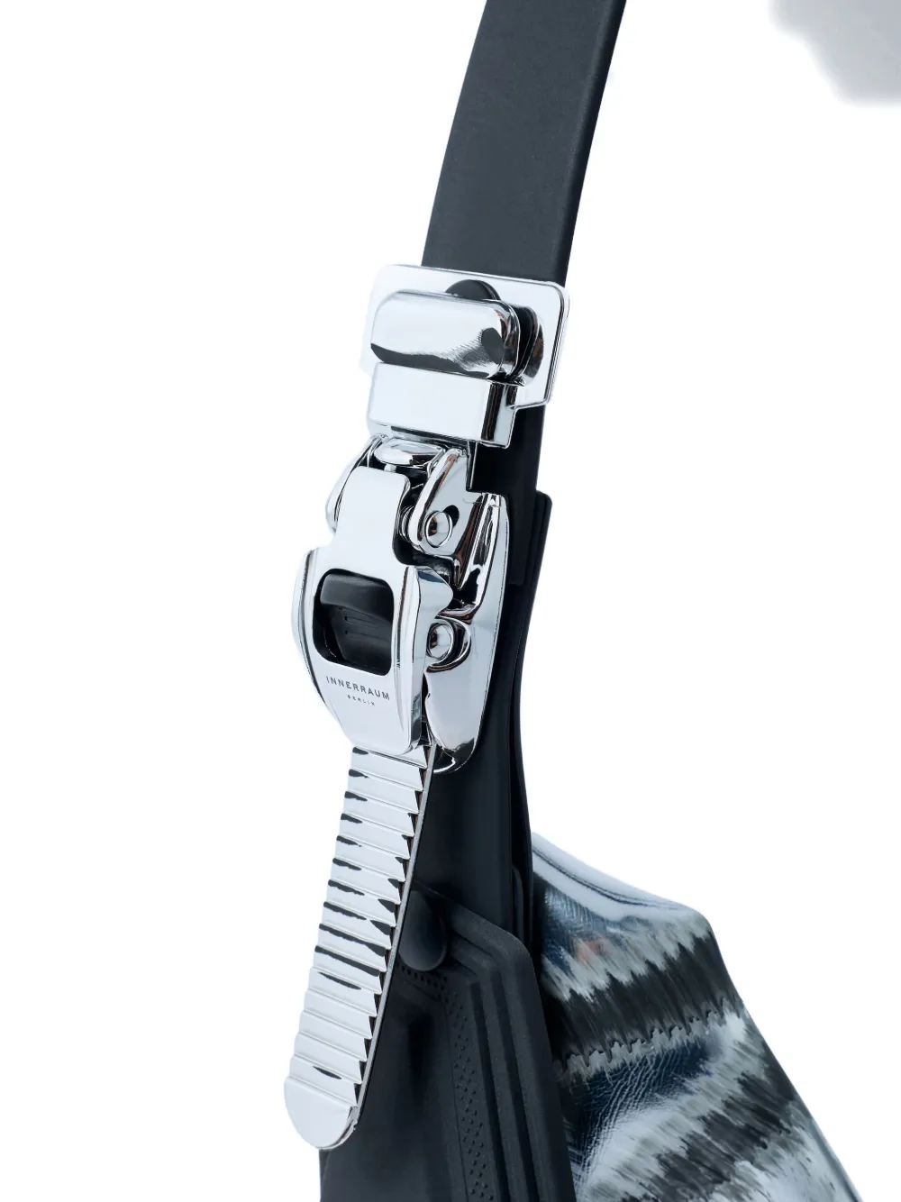 Innerraum Adjustable-strap Buckle-fastening Shoulder Bag In Silver
