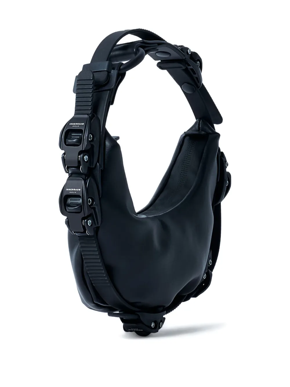 Innerraum Men Object Hm0 Half Moon Shoulder Bag In Black
