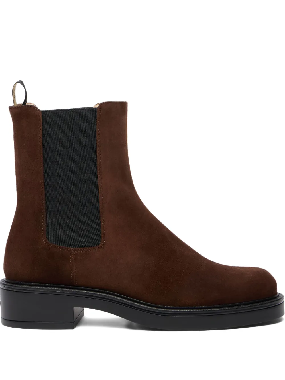Stuart Weitzman Celia Chelsea Boots In Brown
