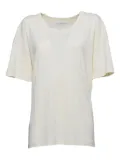 LEMAIRE seam-detail T-shirt - Neutrals