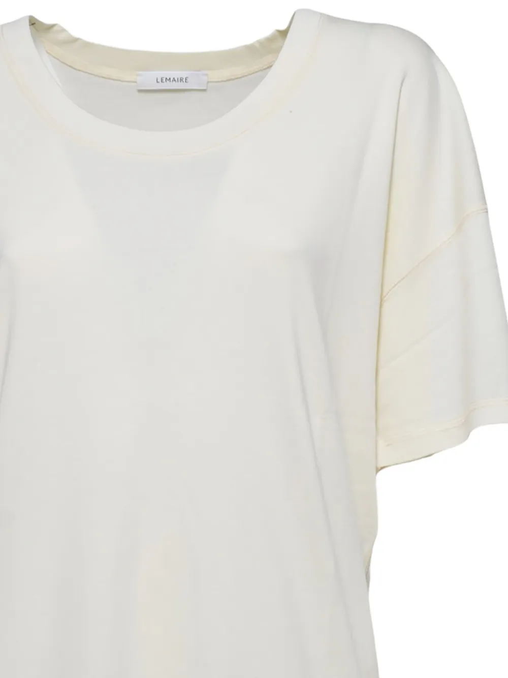 LEMAIRE T-shirt met afwerking Beige