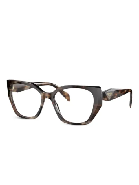 Prada Eyewear lentes con armazón geométrica