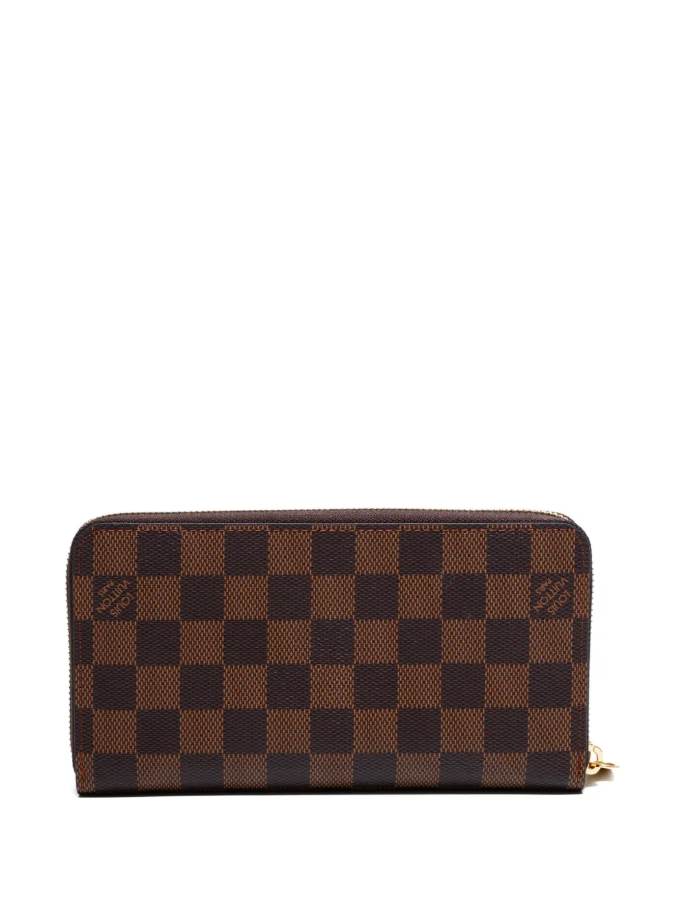 Pre-owned Louis Vuitton 2020 Damier Ebène Wallet In Brown