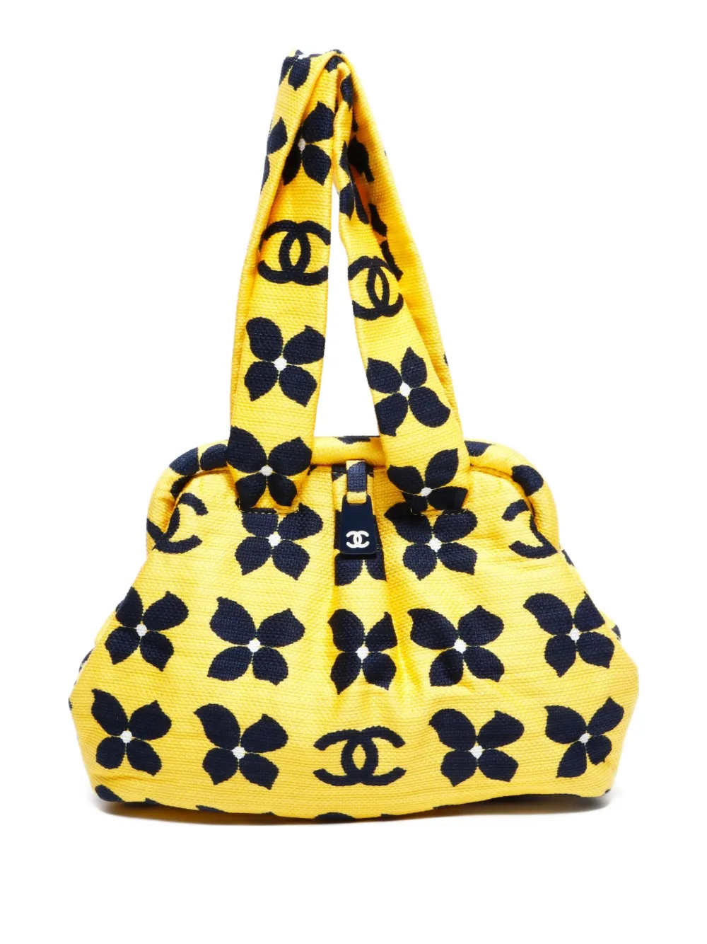 CHANEL Pre-Owned 2002-2003 Coco tote bag | Yellow | Image 1