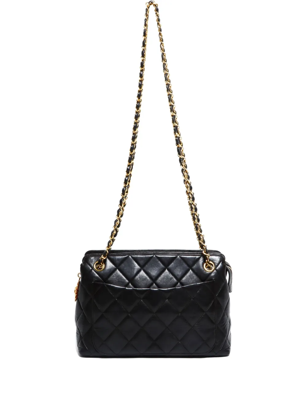 CHANEL Pre-Owned 1991-1994 diamond-quilted shoulder bag - ブラック CHANEL Pre-Owned 1991-1994 diamond-quilted shoulder bag - ブラック