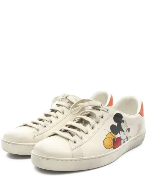 Gucci Pre-Owned x Disney Mickey Mouse-print sneakers