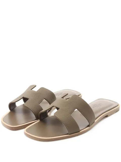 Hermès Pre-Owned Oran cut-out sandals