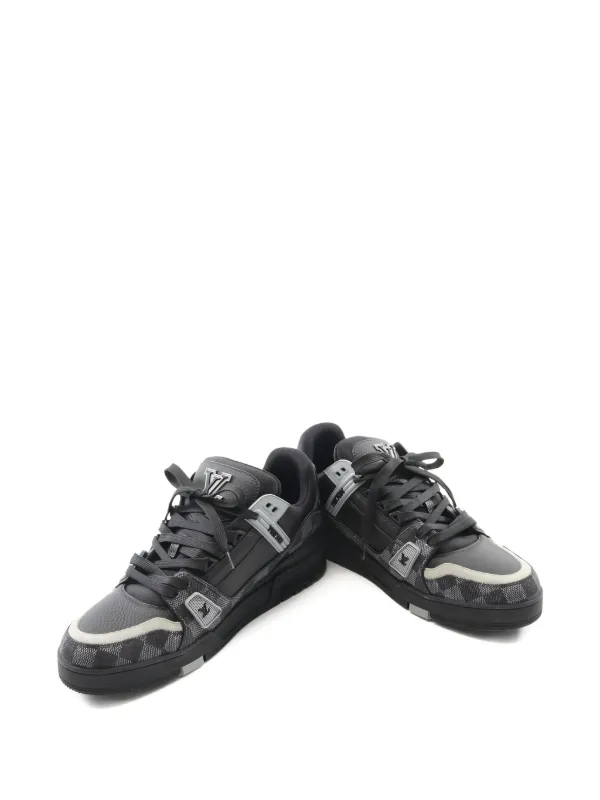 Louis Vuitton Pre-Owned LV Trainer Sneakers | Black | FARFETCH display picture 1