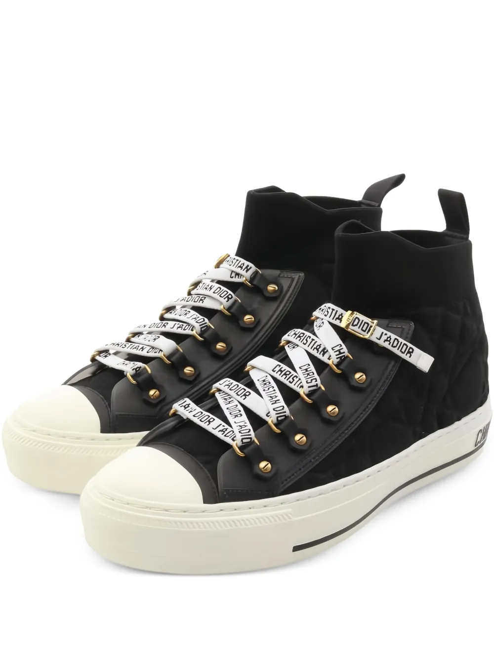 Christian Dior Pre-Owned Walk'N'Dior hi-top sneakers | Black | Image 1