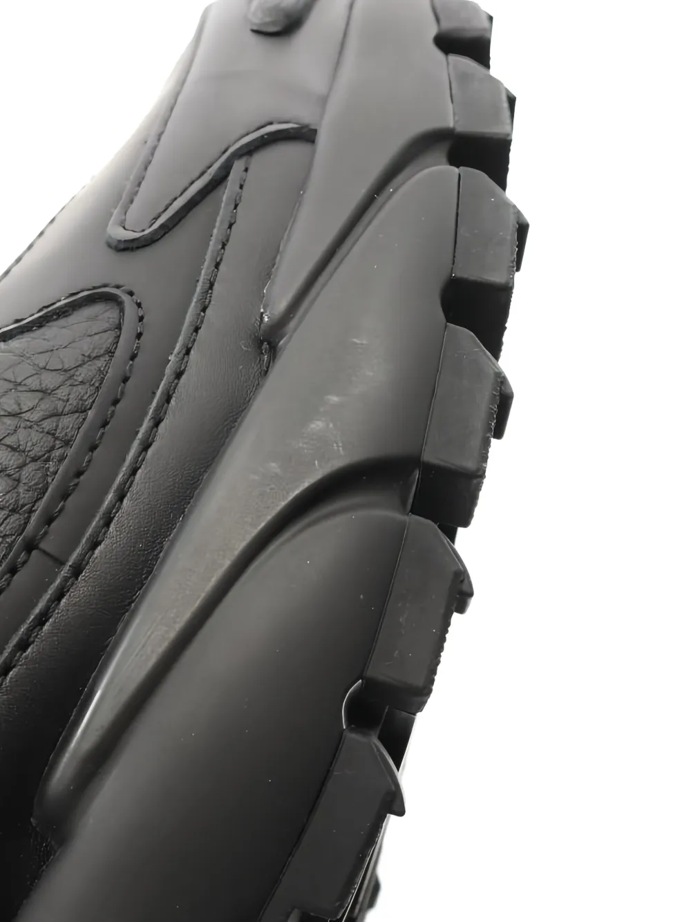 Pre-owned Louis Vuitton Tactic Line Slip-ons Sneakers In Black