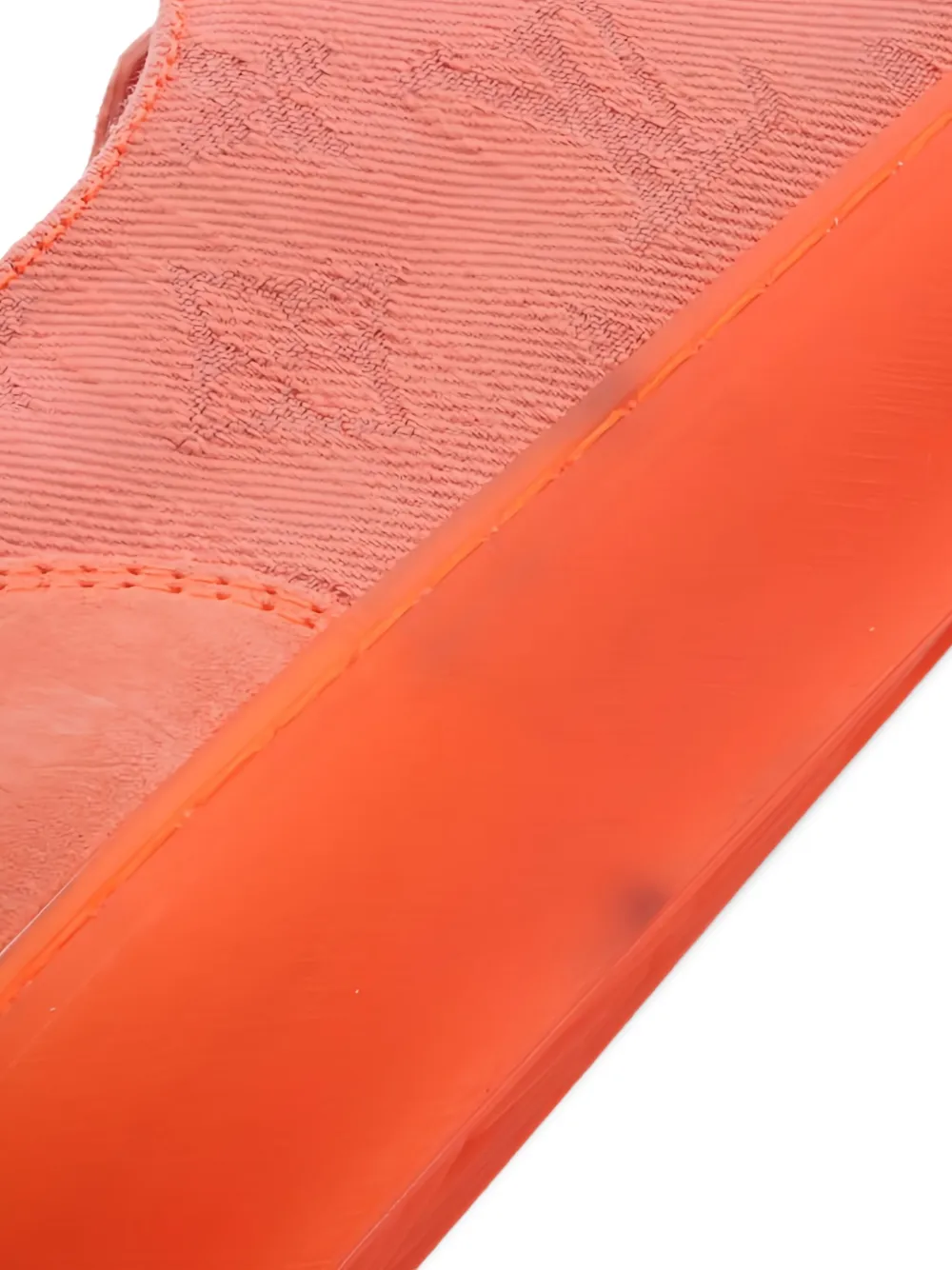 Pre-owned Louis Vuitton Tatoo Lines Sneakers In Orange