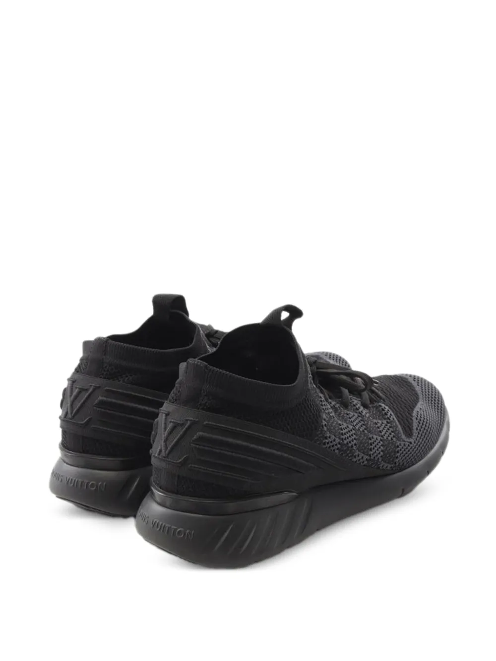 Pre-owned Louis Vuitton Fastlane Sneakers In Black