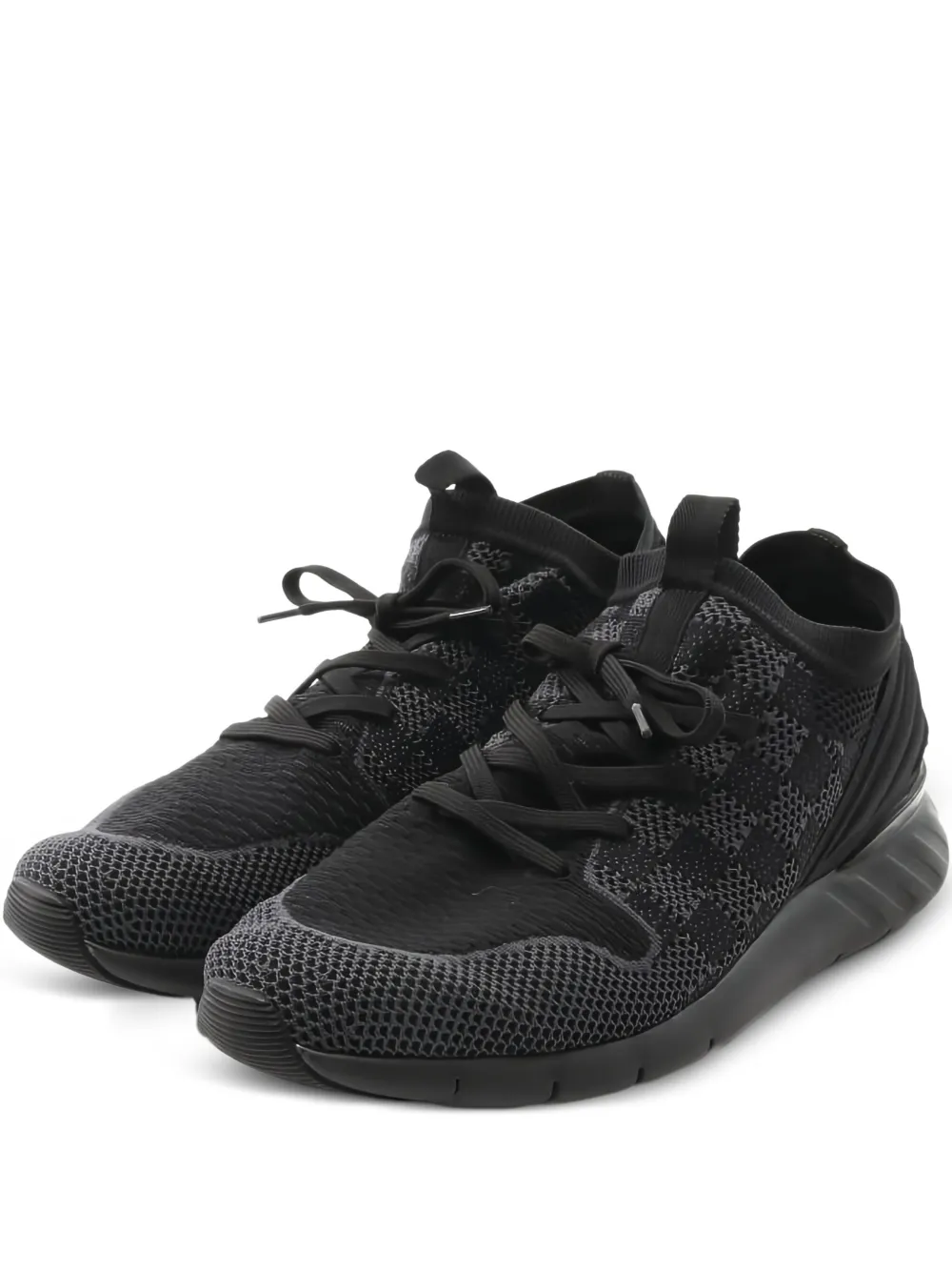 Pre-owned Louis Vuitton Fastlane Sneakers In Black