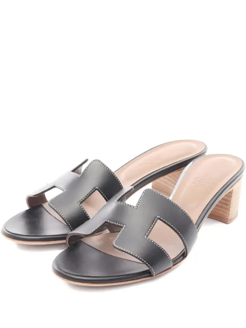Hermès Pre-Owned 50mm Oasis cut-out sandals