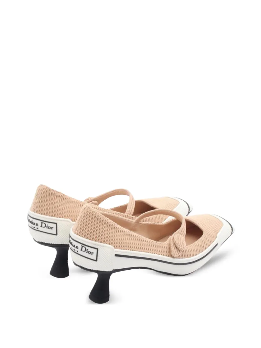 Pre-owned Dior 45mm D‐motion Pumps In Neutral