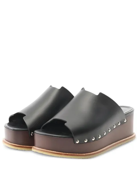 Hermès Pre-Owned 60mm Ellipse wedge sandals