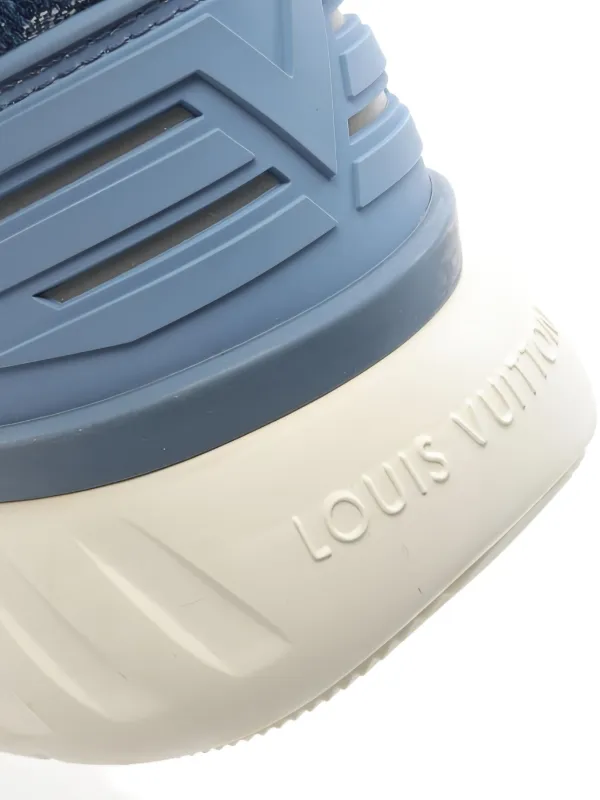 Louis Vuitton Pre-Owned Fastlane Denim Sneakers | Blue | FARFETCH