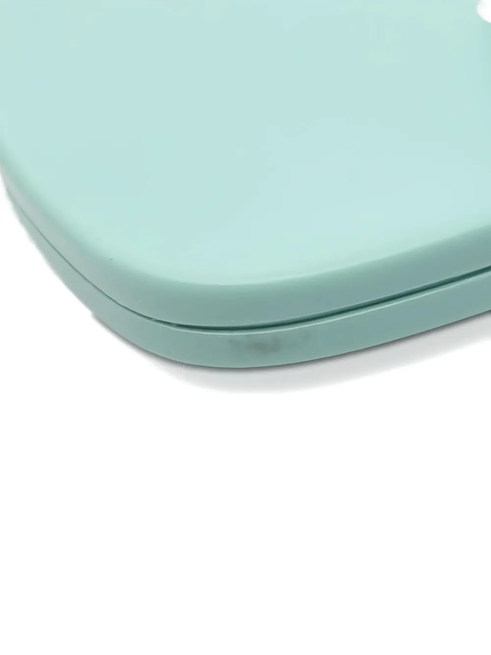 Pre-owned Hermes Egeri Slides In Green