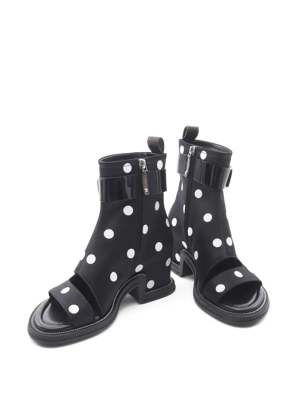 Louis Vuitton Pre-Owned 90mm Moonlight Line polka-dot boots | Image 2