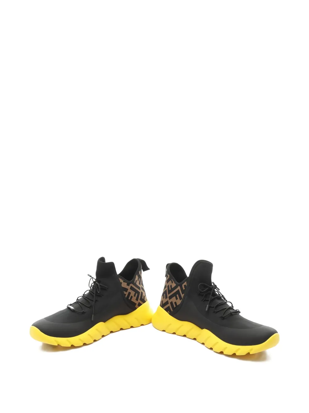 Fendi Pre-Owned Zucca hi-top sneakers | Image 2