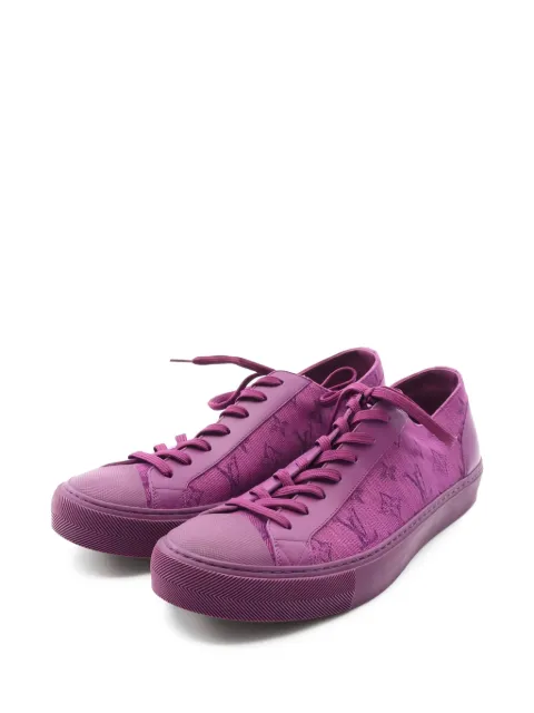 Louis Vuitton Pre-Owned Tattoo Lines canvas sneakers