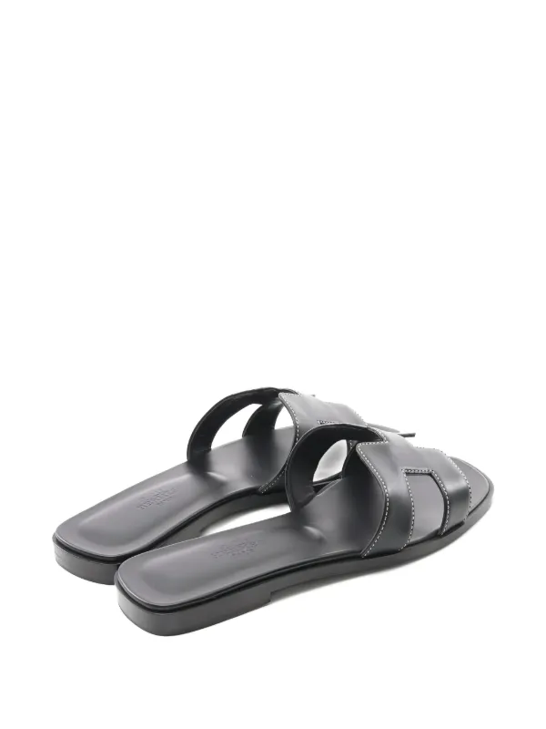 Hermès Pre-Owned Sandalias Oran Negro FARFETCH MX