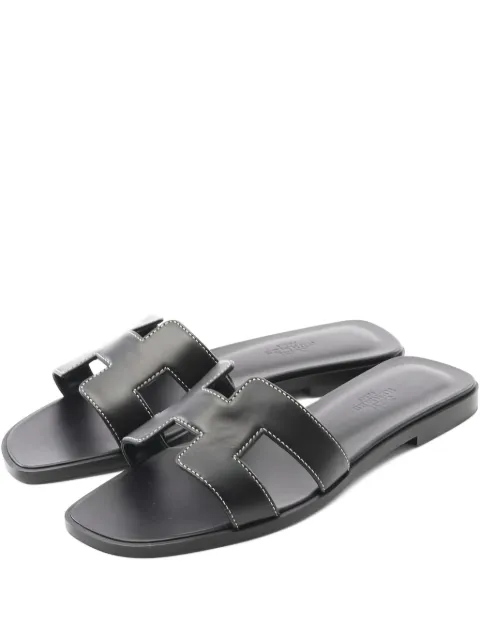 Hermès Pre-Owned sandales Oran en cuir