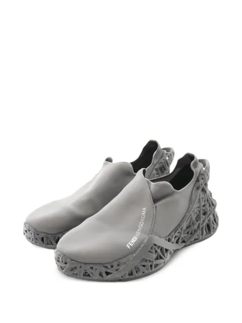 Fendi Pre-Owned tenis slip-on en colaboración con Kengo Kuma Flow