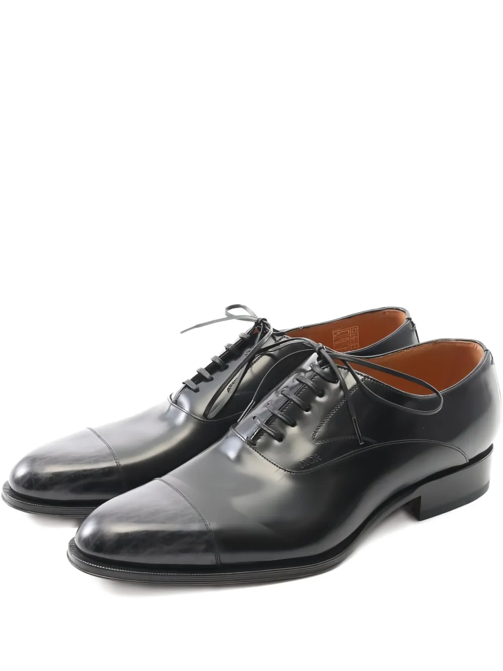Christian Dior Pre-Owned leather Oxford shoes | Black | Image 1
