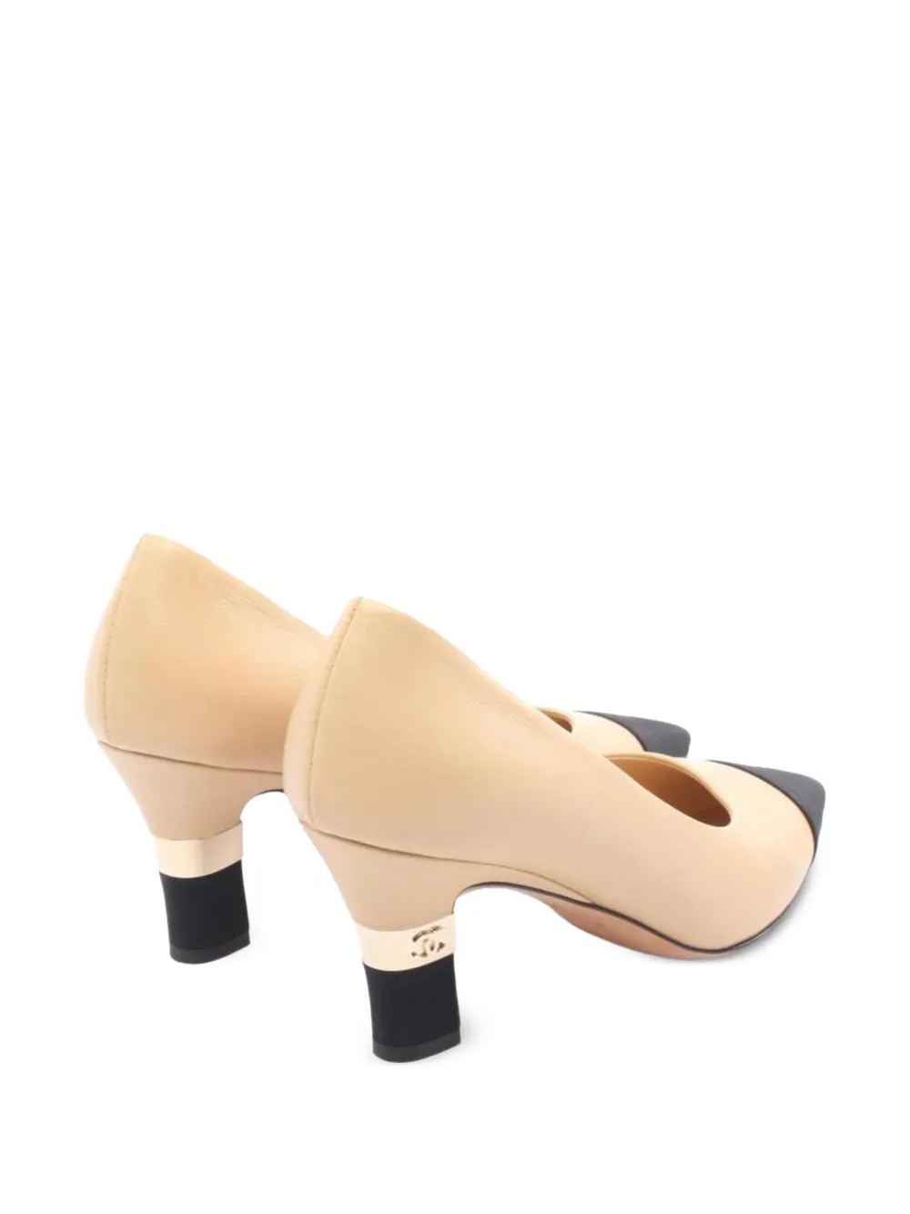CHANEL Pre-Owned 80mm Interlocking CC pumps | Image 2