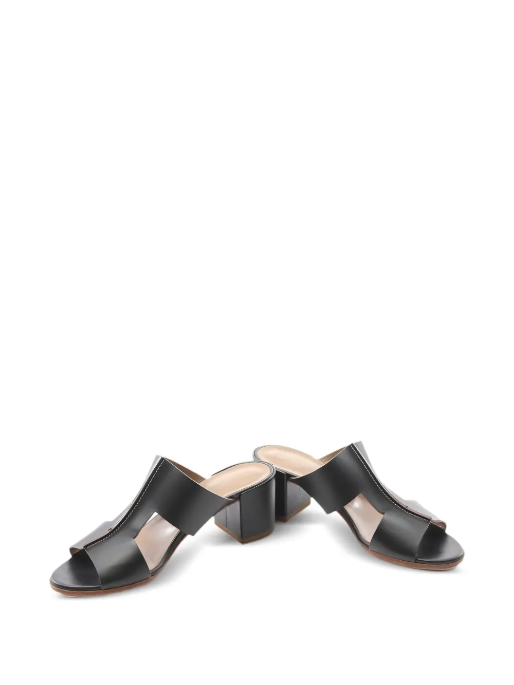 Hermès Pre-Owned 60mm Ostia leather sandals | Image 2