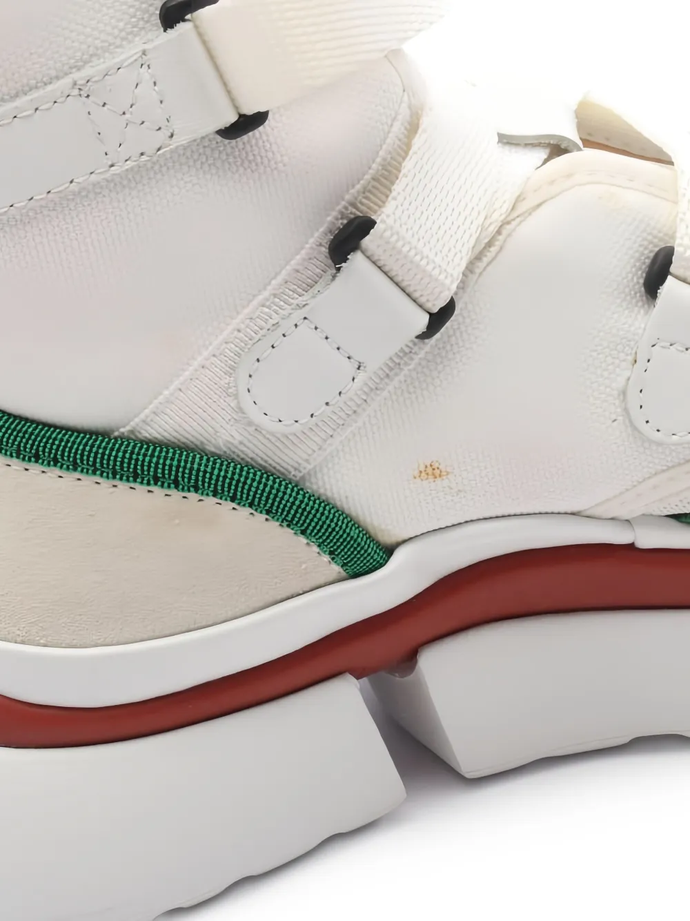 Pre-owned Chloé Sonnie Sneakers In White