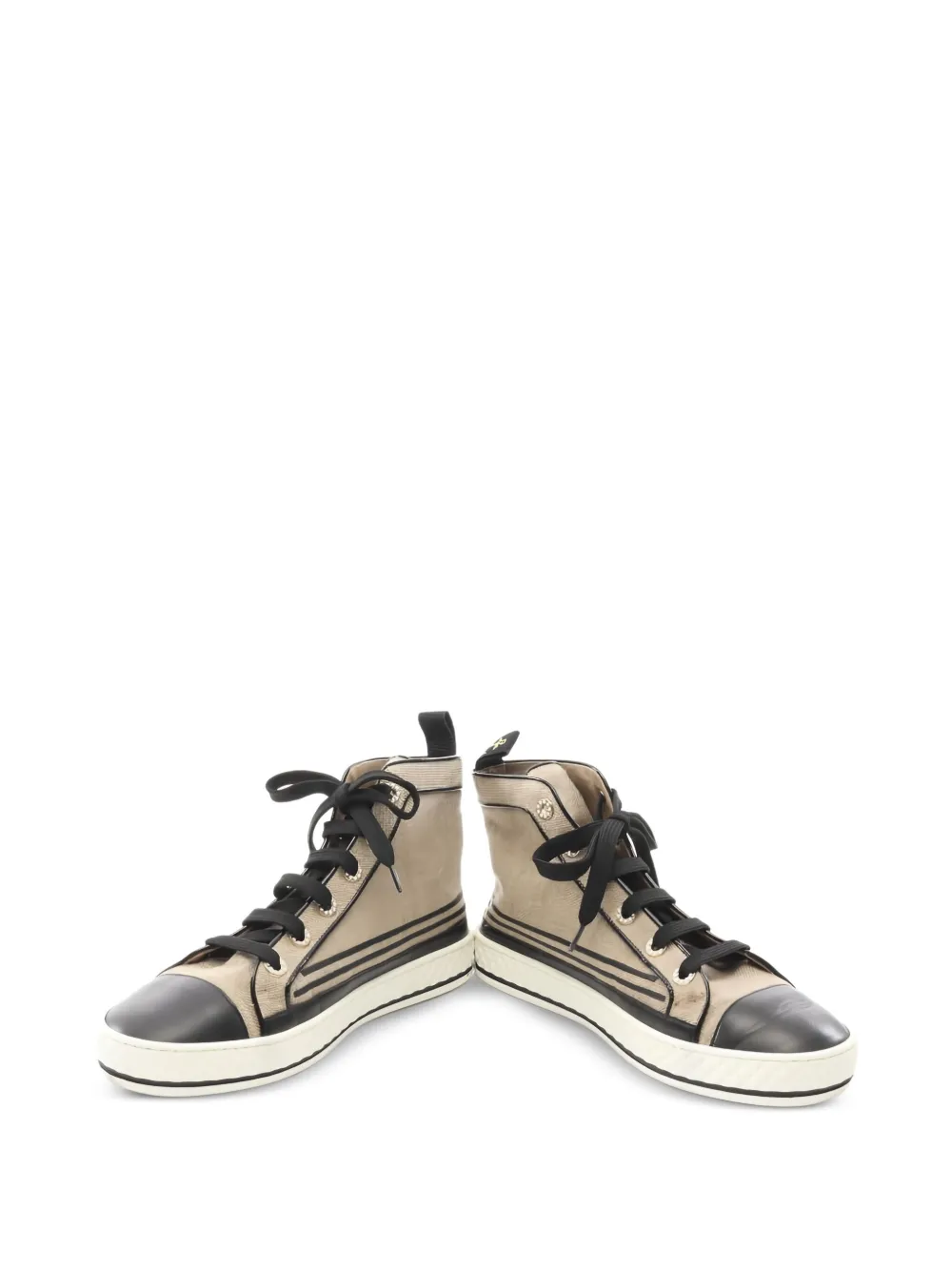 CHANEL Pre-Owned Interlocking CC hi-top sneakers | Image 2