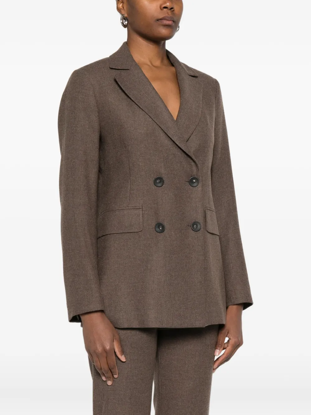 Diega Blazer met dubbele rij knopen Grijs