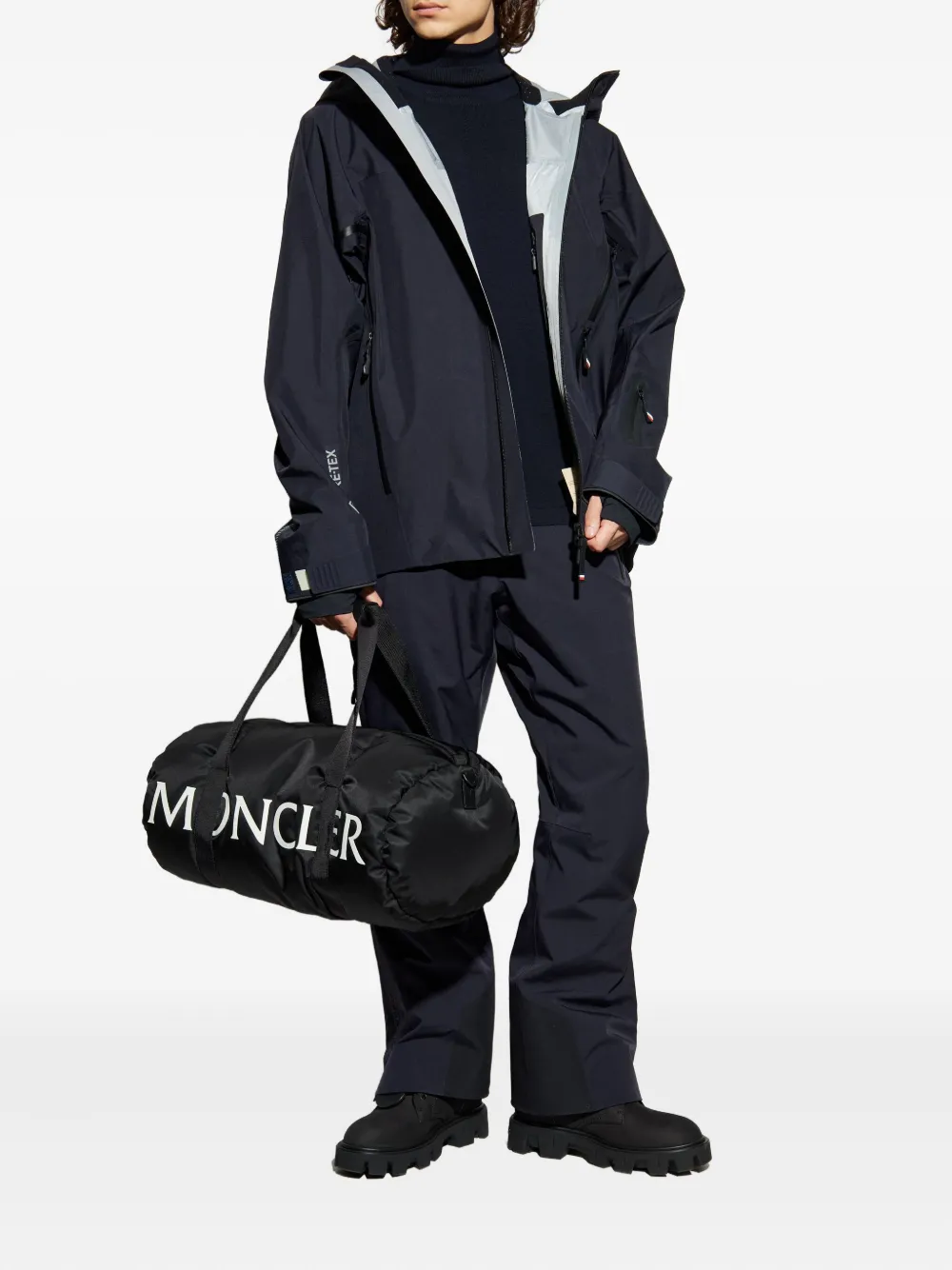 Moncler Grenoble Hinterburgs zip-up hooded ski jacket - Blauw