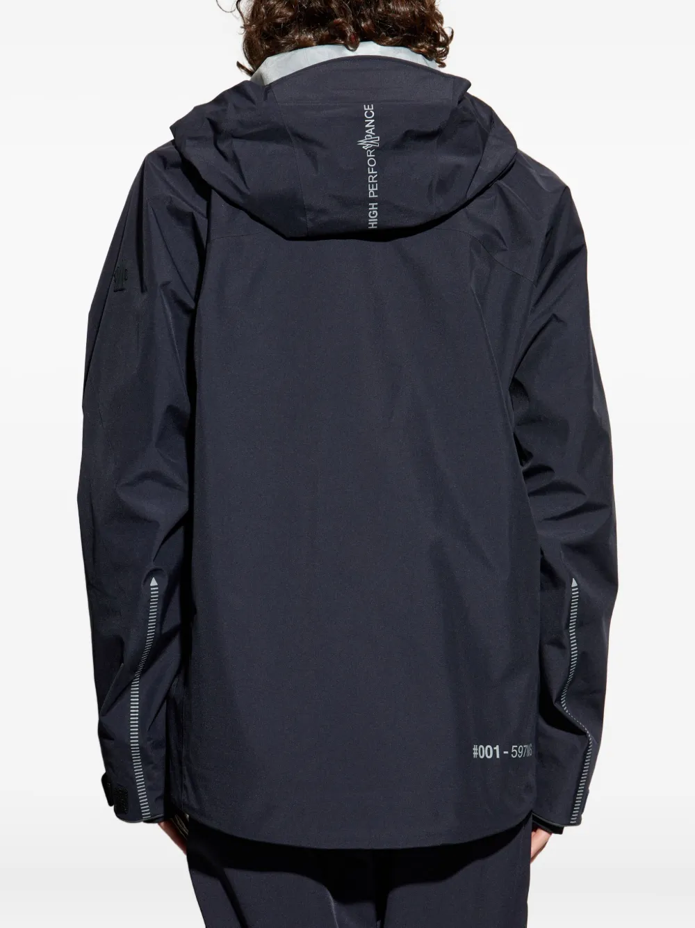 Moncler Hinterburgs Zip-up Hooded Ski Jacket In Blue