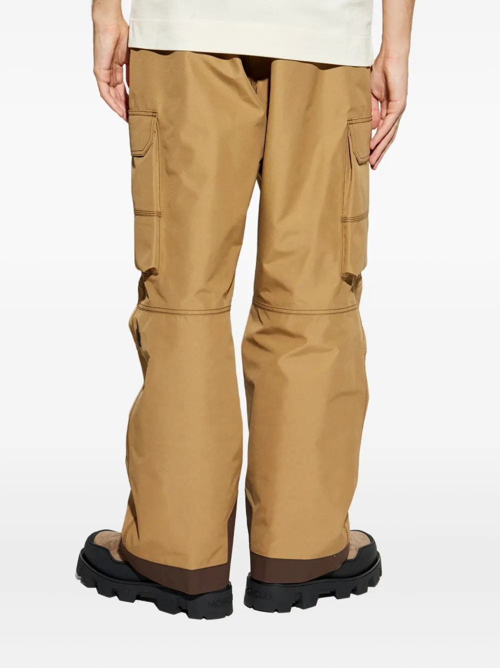Moncler Cargo-pocket Ski Trousers In Neutral