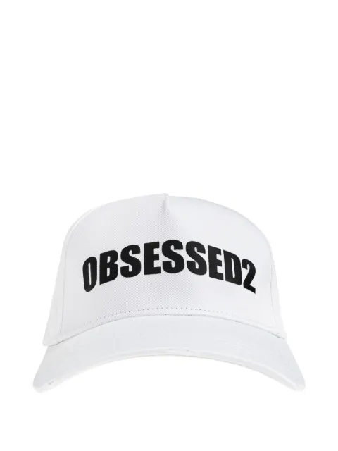 DSQUARED2 logo-print baseball cap