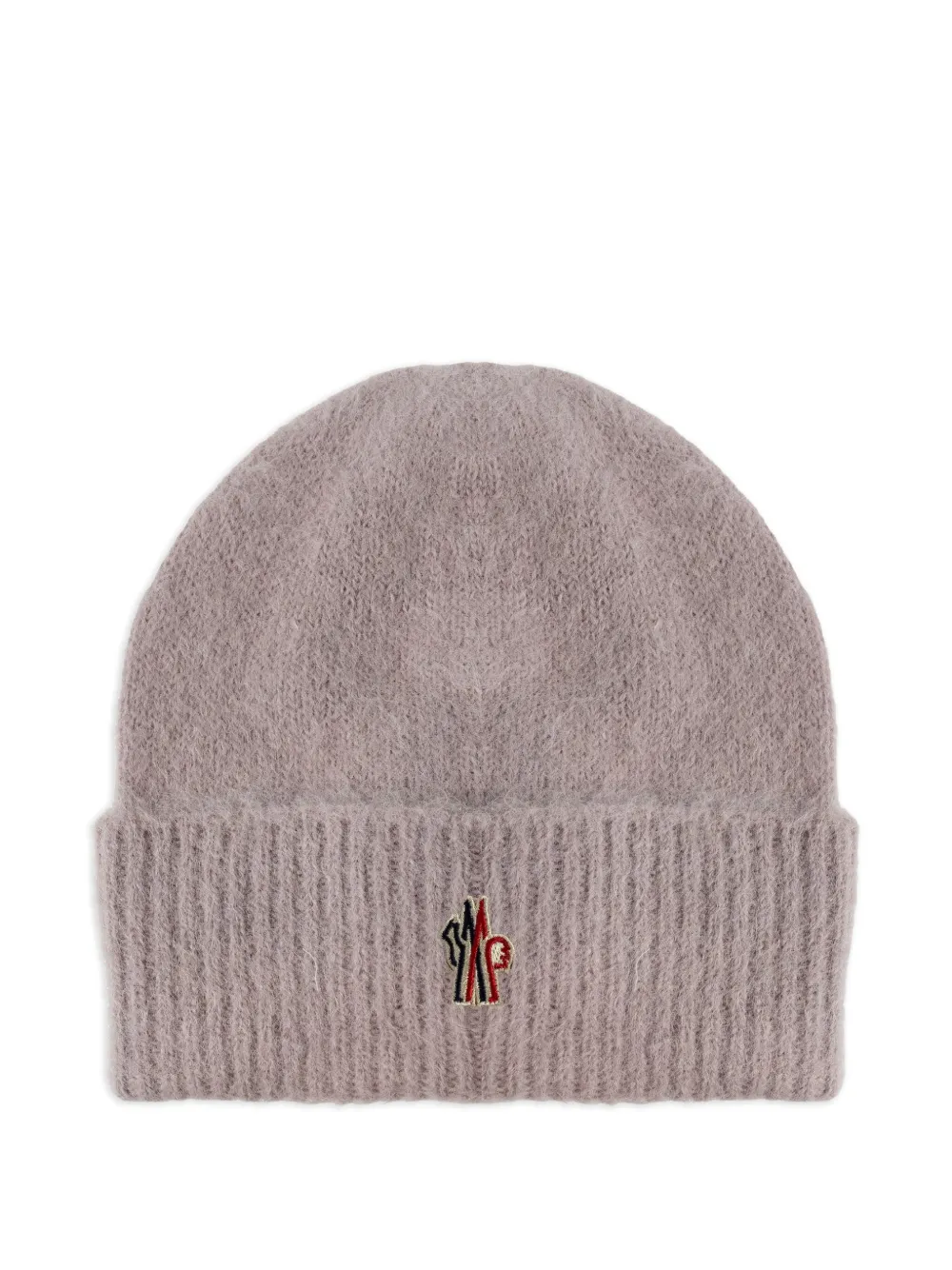 Moncler Grenoble ribbed logo beanie | Purple | Image 1