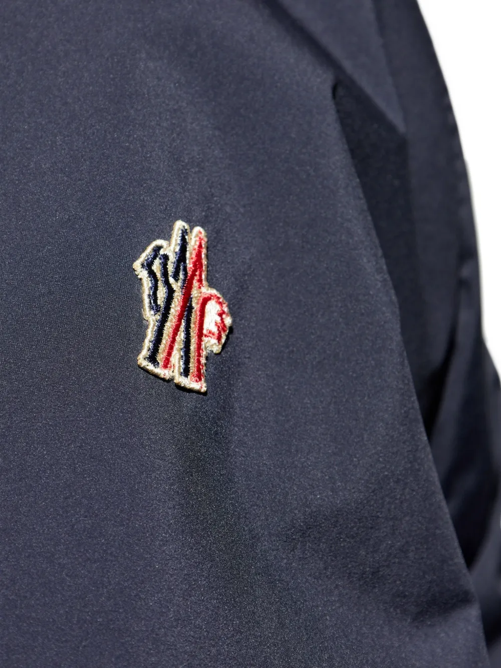 Moncler Grenoble Araripe donsjack met vlakken Blauw