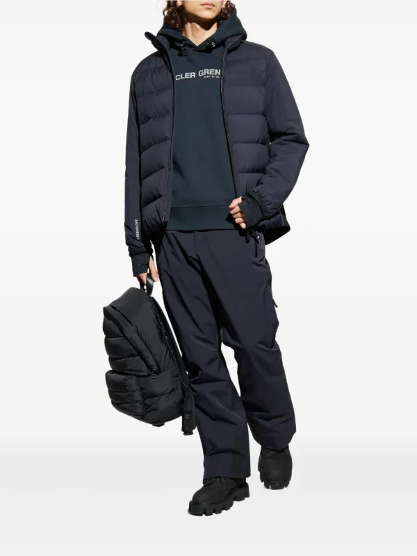 Moncler Grenoble Araripe Panelled Puffer Jacket | Blue | FARFETCH