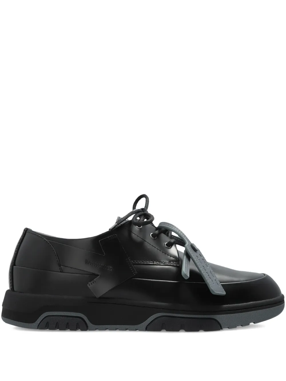 Off-White Tênis com cadarço e recortes | Preto | Image 1