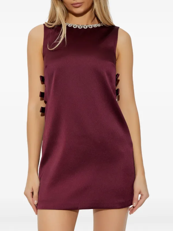 Self-Portrait cut-out Mini Dress | Red | FARFETCH