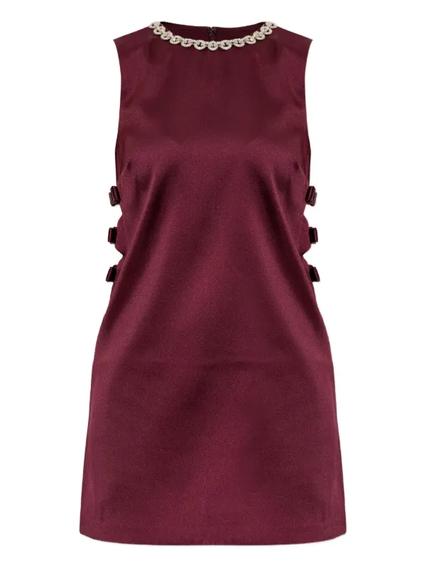 Self-Portrait cut-out Mini Dress | Red | FARFETCH