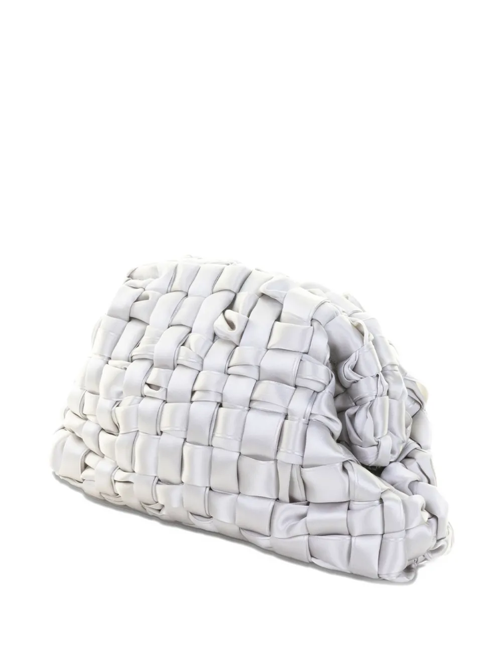 Maria La Rosa woven clutch bag - グレー Maria La Rosa woven clutch bag - グレー