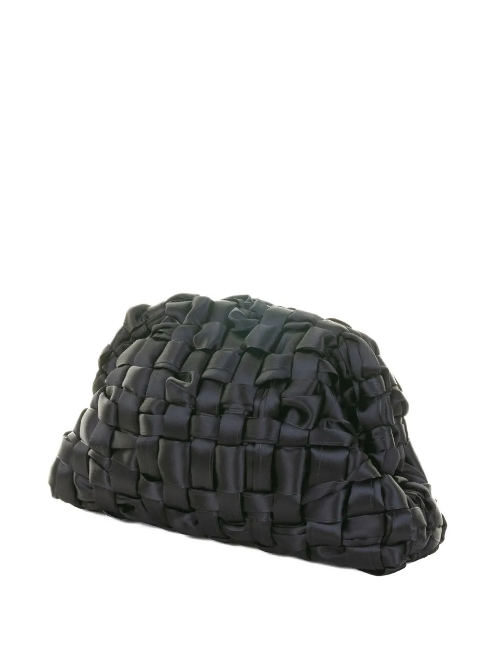 Maria La Rosa woven clutch bag - ブラック Maria La Rosa woven clutch bag - ブラック