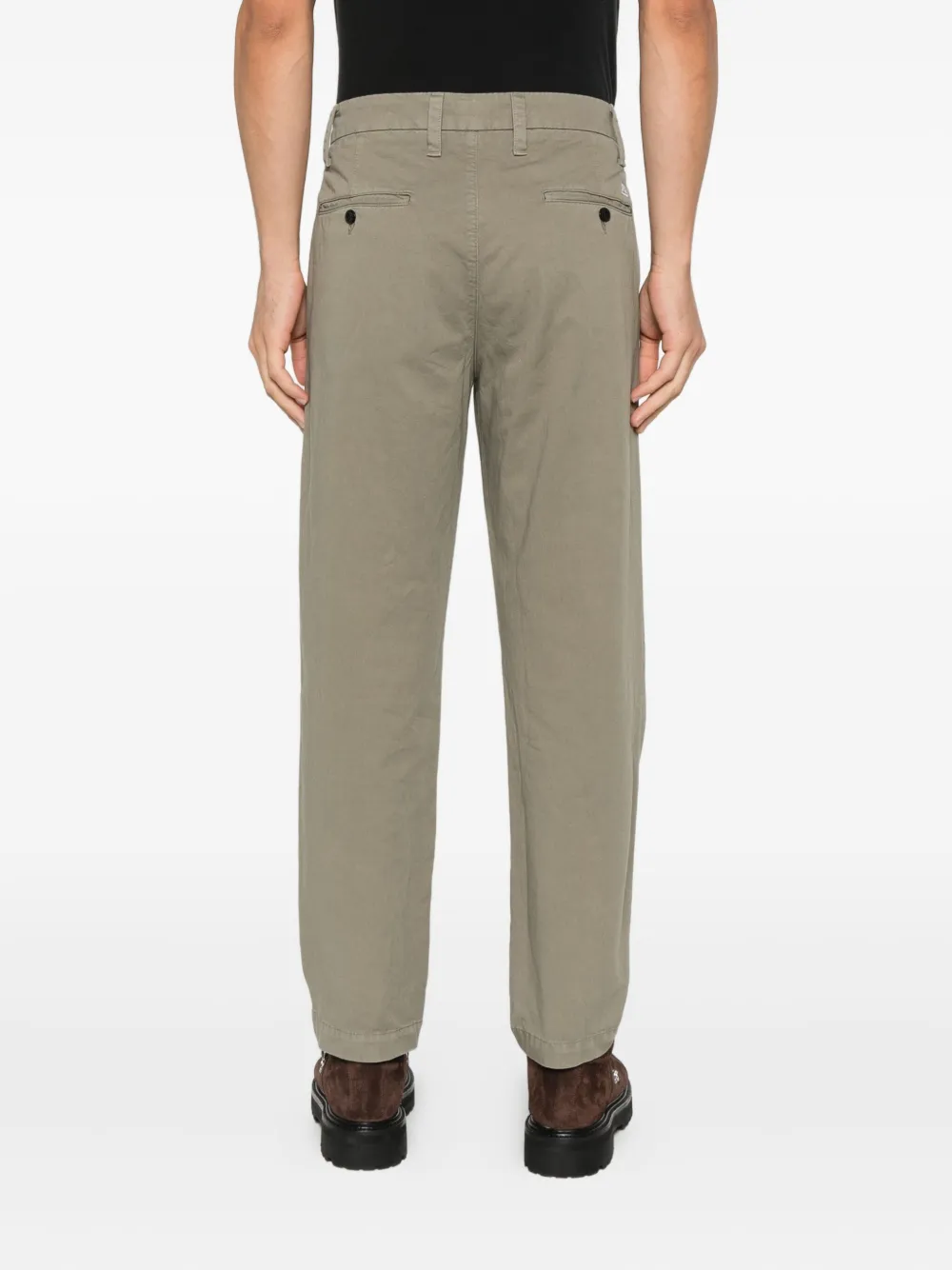 C.P. Company Plooibroek met knoopsluiting Beige